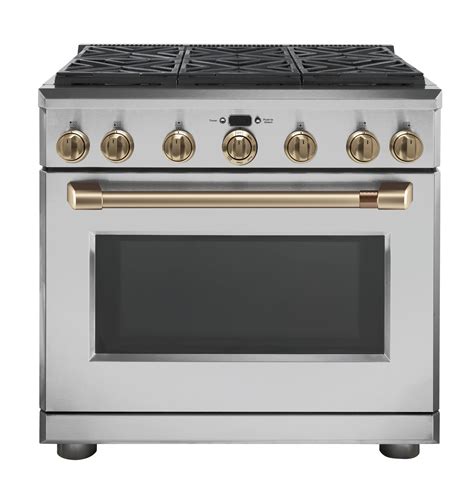 brushed gas stove